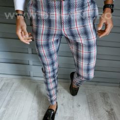Pantaloni barbati eleganti in carouri B1937 8-3 E ~-Pantaloni > Pantaloni eleganti