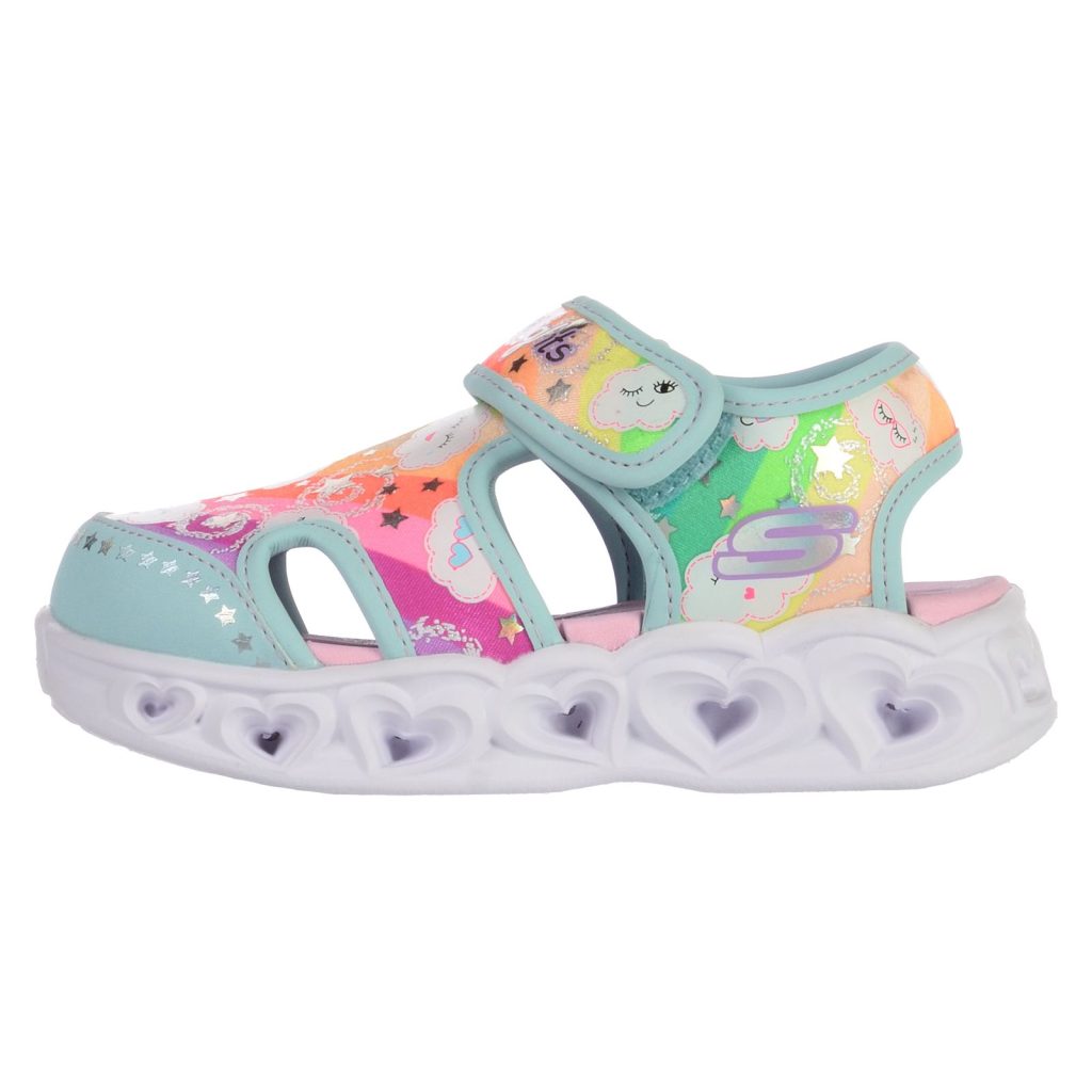 Sandale SKECHERS pentru copii HEART LIGHTS SANDALS - 302977NTQMT-Incaltaminte-Sandale