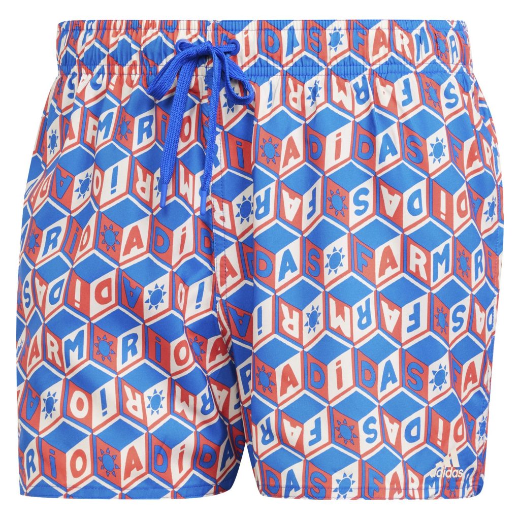 Short baie ADIDAS pentru barbati FARM 3S CLX VSL - IU1198-Imbracaminte-Shorturi baie