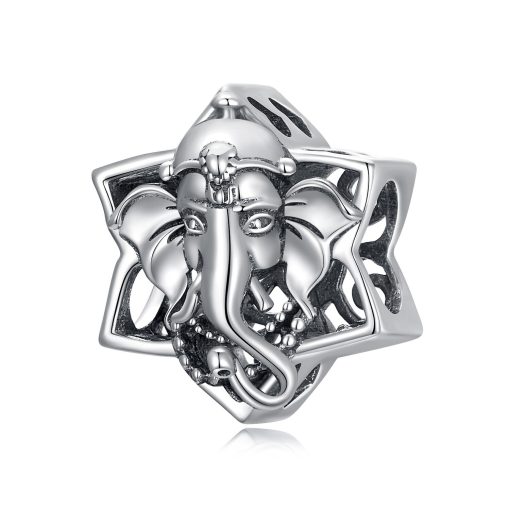 Talisman de argint Starry Ganesha-Talismane >> Talismane din Argint (toate)