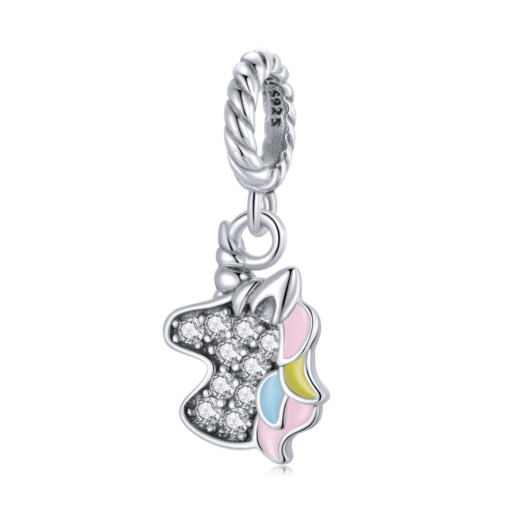 Talisman din argint Little Shiny Unicorn-Talismane >> Talismane din Argint (toate)