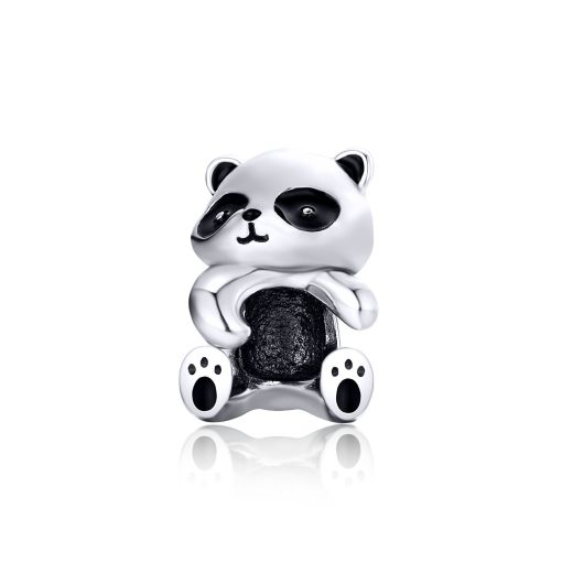 Talisman din argint Panda Hug-Talismane >> Talismane din Argint (toate)