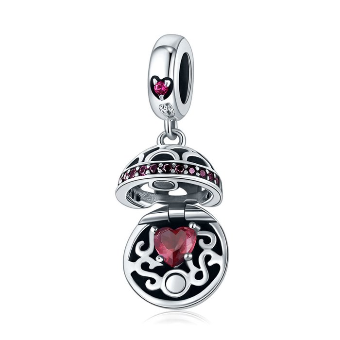 Talisman din argint Pandora's Box fuchsia-Talismane >> Talismane din Argint (toate)