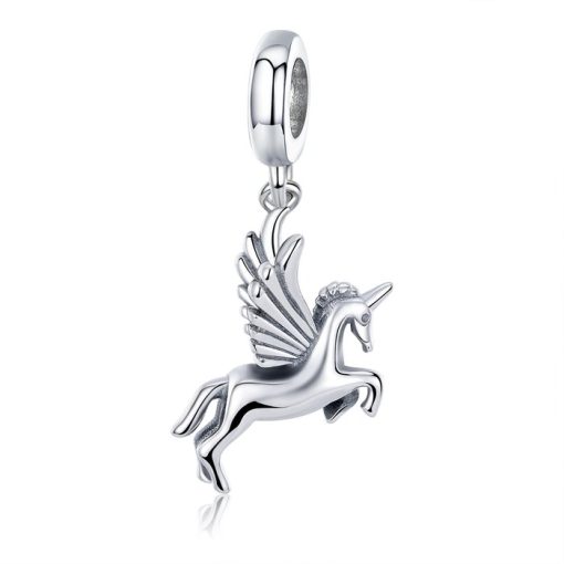 Talisman din argint Winged Unicorn-Talismane >> Talismane din Argint (toate)