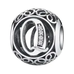 Talisman din argint cu litera Q-Talismane >> Talismane din Argint (toate)
