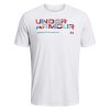 Tricou UNDER ARMOUR pentru barbati COLORBLOCK WORDMARK SS - 1382829100-Imbracaminte-Tricouri