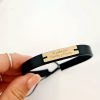 Bratara Te iubim tati si nume gravate - Argint 925 placat cu Aur 18k