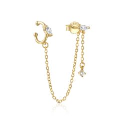 Cercel ear cuff argint 925