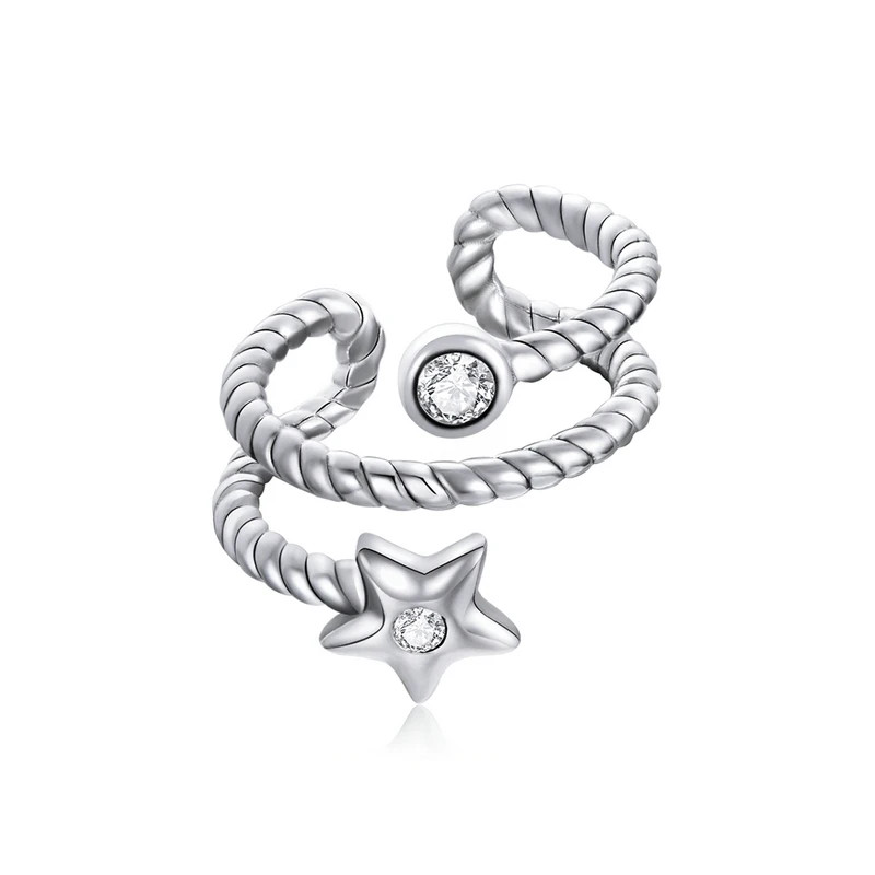 Cercel ear cuff argint 925