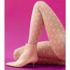 Ciorapi imitatie plasa marunta cu model floral Fiore Footloose 30 den-FEMEI