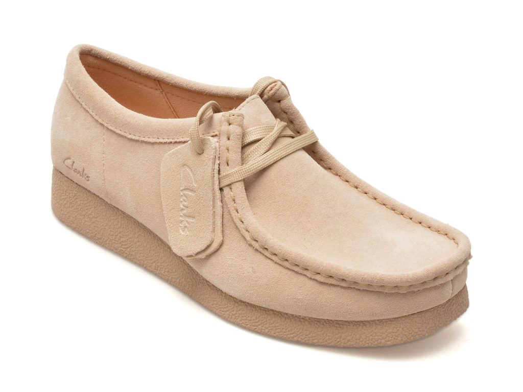 Mocasini casual CLARKS bej