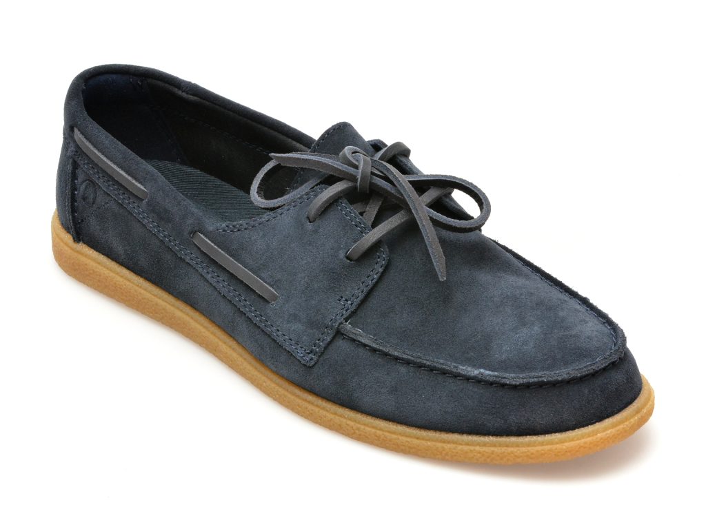 Mocasini casual CLARKS bleumarin