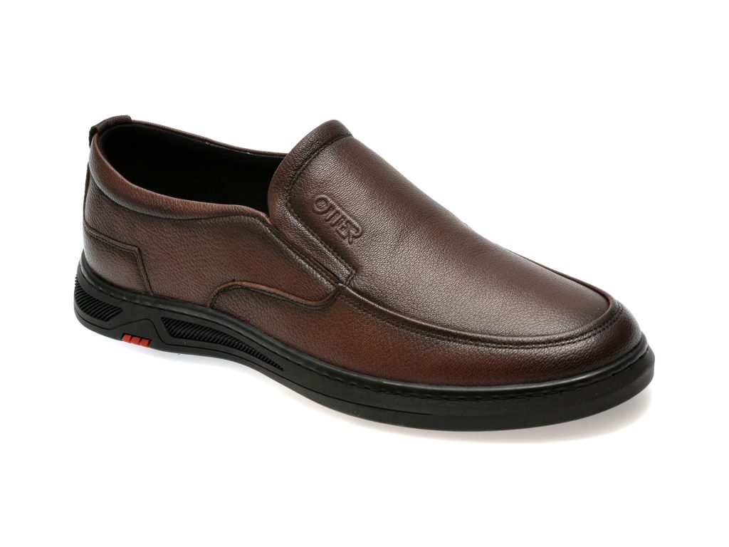 Mocasini casual OTTER maro