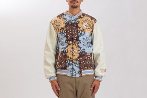 Og Block Paisley College Jacket-Barbati