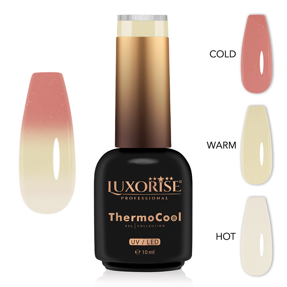 Oja Semipermanenta Termica 3 Culori LUXORISE ThermoCool - Fairy Grace 10ml-Oja Semipermanenta > Oja Termica LUXORISE