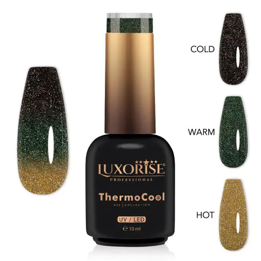 Oja Semipermanenta Termica 3 Culori LUXORISE ThermoCool - Fantasy Night 10ml-Oja Semipermanenta > Oja Termica LUXORISE