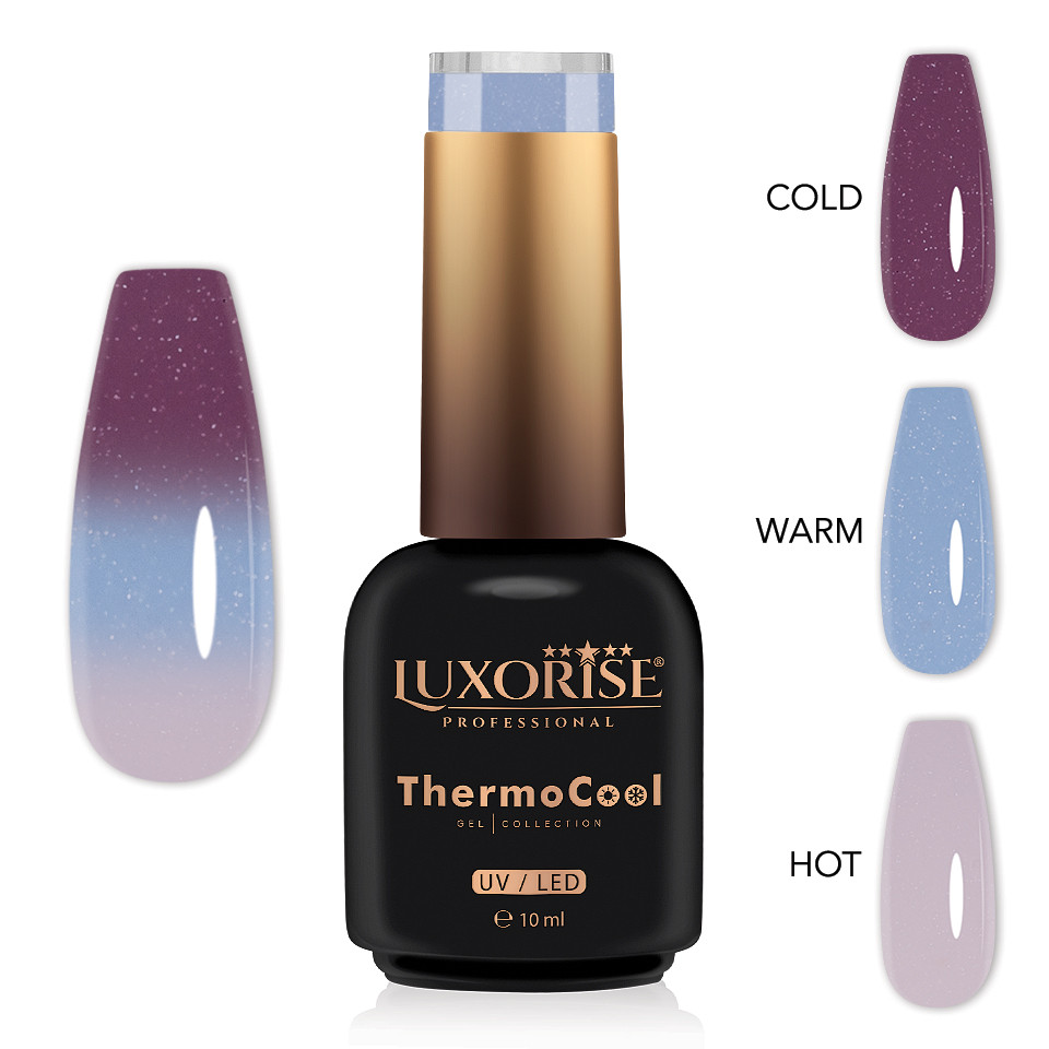 Oja Semipermanenta Termica 3 Culori LUXORISE ThermoCool - Heaven Bliss 10ml-Oja Semipermanenta > Oja Termica LUXORISE