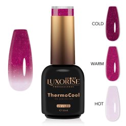 Oja Semipermanenta Termica 3 Culori LUXORISE ThermoCool - Mesmerizing Rose 10ml-Oja Semipermanenta > Oja Termica LUXORISE