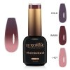 Oja Semipermanenta Termica 3 Culori LUXORISE ThermoCool - Silky Sky 10ml-Oja Semipermanenta > Oja Termica LUXORISE