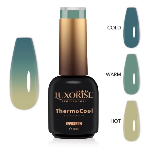 Oja Semipermanenta Termica 3 Culori LUXORISE ThermoCool - Summer Cocktail 10ml-Oja Semipermanenta > Oja Termica LUXORISE