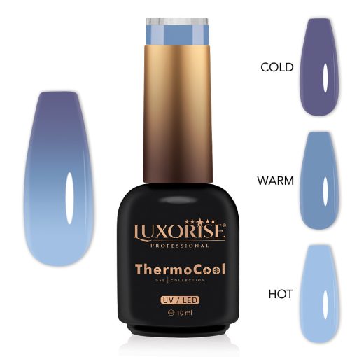 Oja Semipermanenta Termica 3 Culori LUXORISE ThermoCool - Wave Splash 10ml-Oja Semipermanenta > Oja Termica LUXORISE