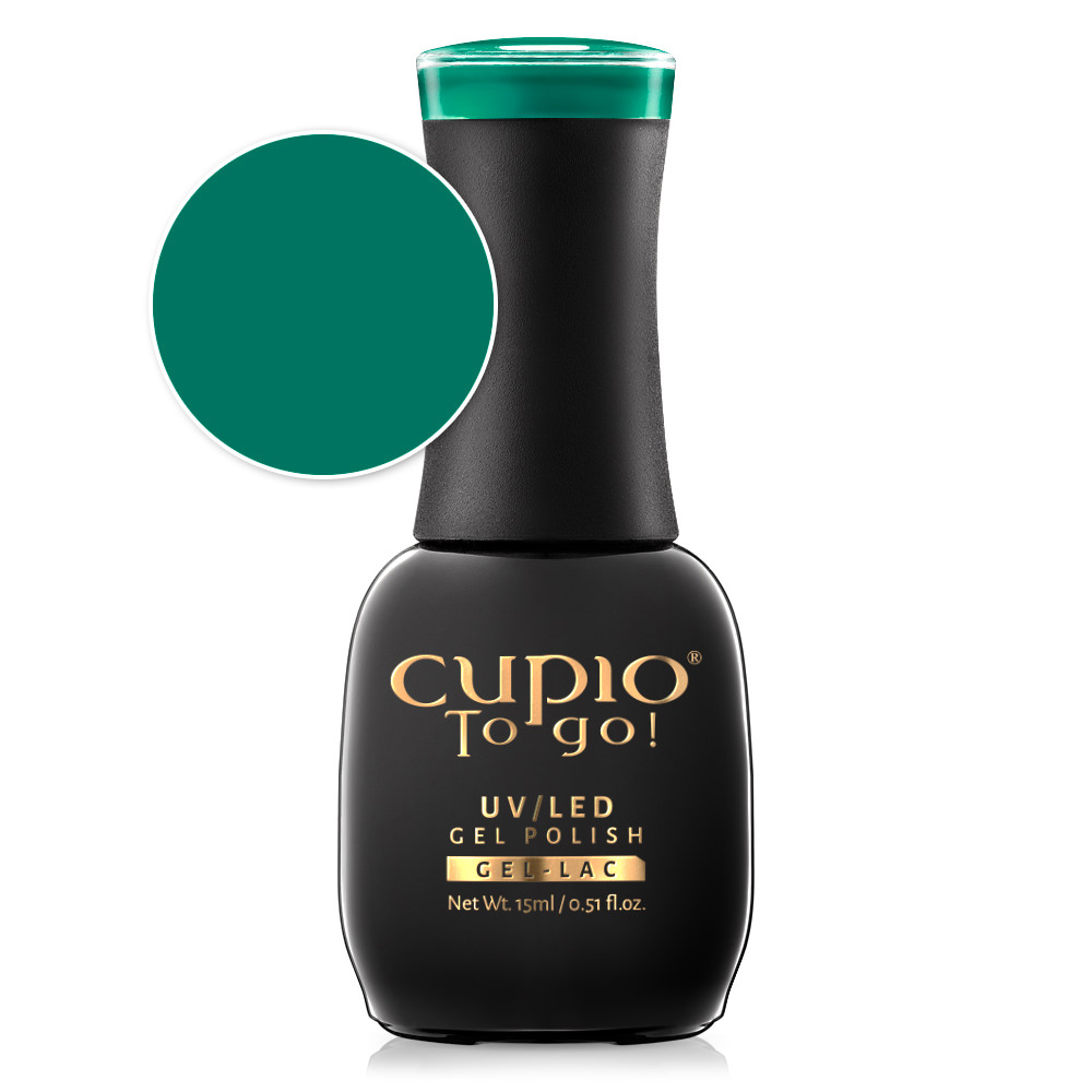 Oja semipermanenta Cupio To Go! Emerald Green 15ml-Oje Semipermanente-Culori fara sclipici