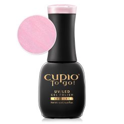 Oja semipermanenta Cupio To Go! Glossy Pink 15ml-Oje Semipermanente-Culori cu sclipici