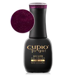 Oja semipermanenta Cupio To Go! Golden Cherry 15ml-Oje Semipermanente-Culori cu sclipici