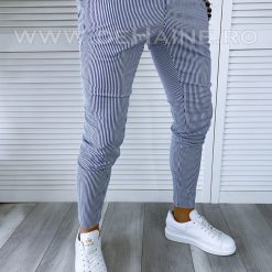 Pantaloni barbati casual regular fit in dungi B1852 11-4 E~-Pantaloni > Pantaloni casual