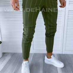 Pantaloni barbati casual regular fit kaki B1798 7-2 E~-Pantaloni > Pantaloni casual