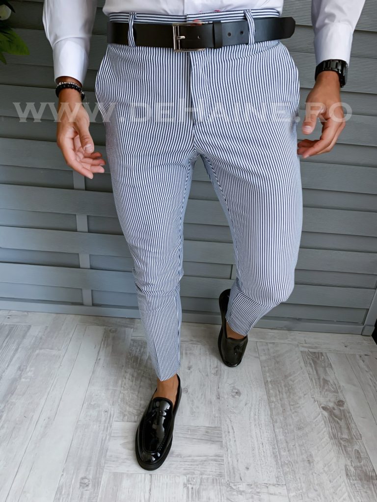 Pantaloni barbati eleganti B1852 11-4 E ~-Pantaloni > Pantaloni eleganti