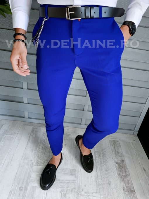 Pantaloni barbati eleganti albastri B1544 B13-1 / 17-2 E~-Pantaloni > Pantaloni eleganti