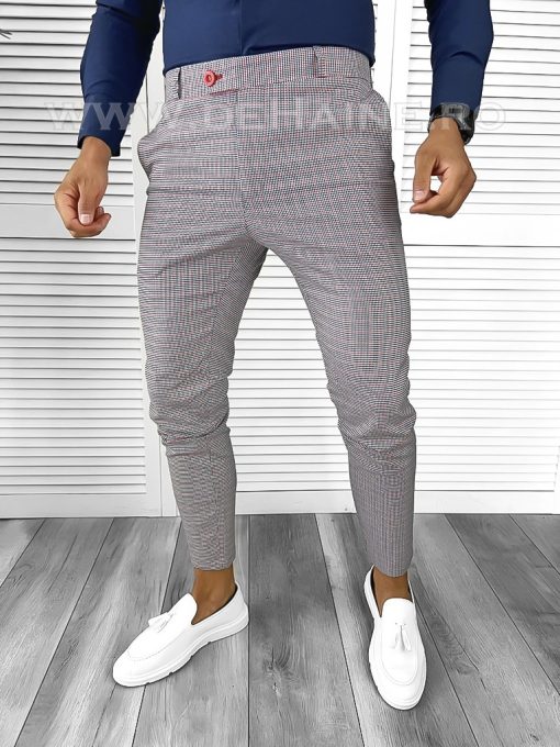 Pantaloni barbati eleganti in carouri B1755 B6-2.3/ 15-5 E~-Pantaloni > Pantaloni eleganti