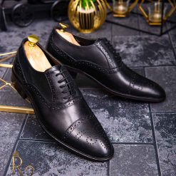 din piele naturala - P1284-Pantofi