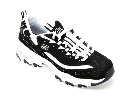 Pantofi sport SKECHERS alb-negru