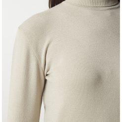 Pulover tricotat fin cu guler inalt-FEMEI-IMBRACAMINTE/Pulovere si cardigane