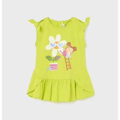 Rochie-tricou cu imprimeu floral-FETE-IMBRACAMINTE/Rochii