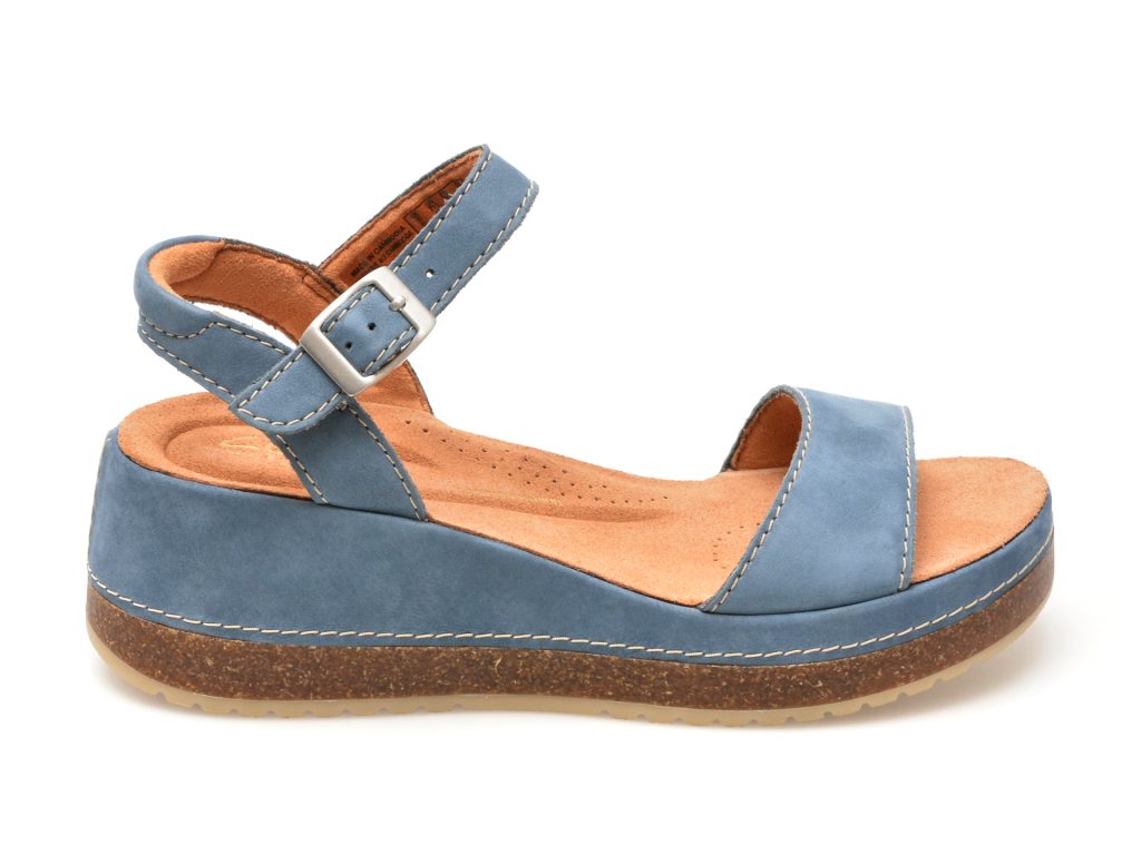 Sandale casual CLARKS albastre