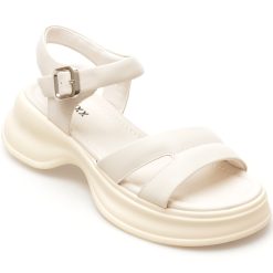 Sandale casual GRYXX albe