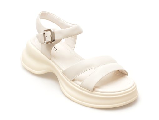 Sandale casual GRYXX albe