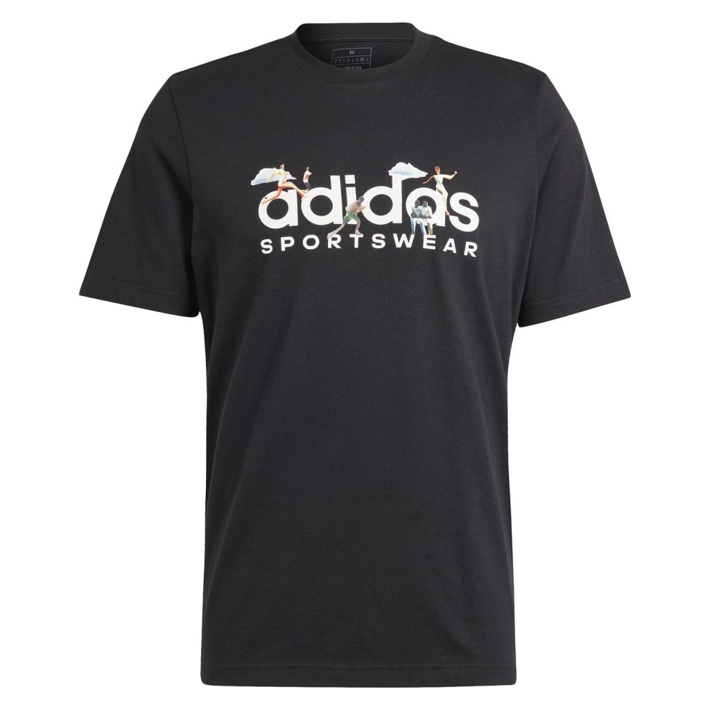 Tricou ADIDAS pentru barbati M LANDSCAPE SPW - IS2863-Imbracaminte-Tricouri