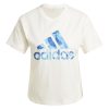Tricou ADIDAS pentru femei W AOP TEE - IS4258-Imbracaminte-Tricouri
