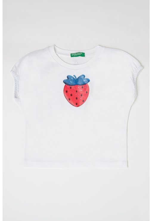 Tricou cu imprimeu cu fruct-FETE-IMBRACAMINTE/Tricouri si maiouri