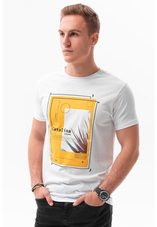 Tricou de bumbac cu imprimeu - Catalonia-BARBATI-IMBRACAMINTE/Tricouri si maiouri
