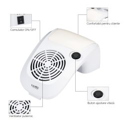 Aspirator Typhoon Master 60W LUXORISE Alb 6