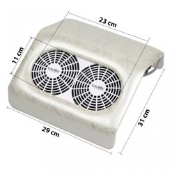 Aspirator praf unghii Tornado Force 48W LUXORISE Pearly Cream 2