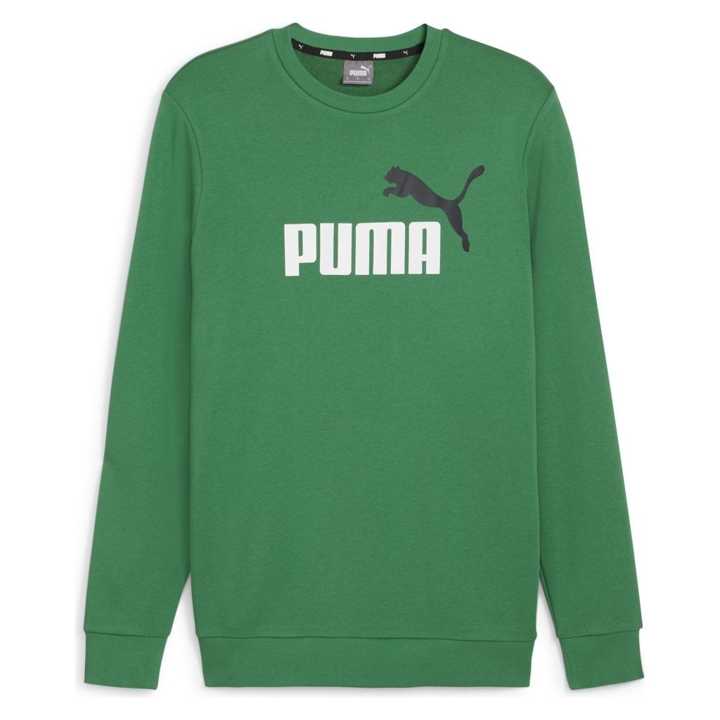 Bluza PUMA pentru barbati ESS+ 2 COL BIG LOGO CREW - 58676386-Imbracaminte-Bluze