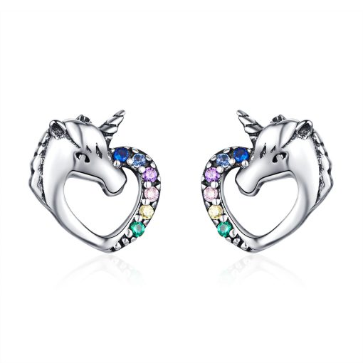 Cercei din argint Unicorn's Heart-Cercei >> Cercei din argint
