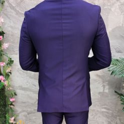 Costum de barbati mov Sacou si Pantalon C4664 2