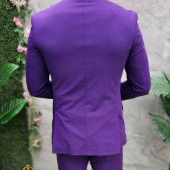 Costum de barbati mov Sacou si Pantalon C4670 1